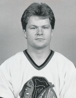 Behn Wilson with the Chicago Black Hawks in 1984.