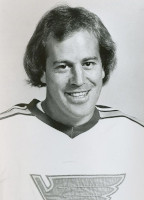 Blake Dunlop with the St. Louis Blues in 1981.