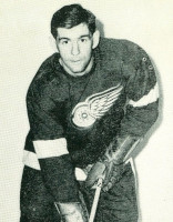 Bob Goldham with The Detroit Red Wings.