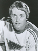 Danny O'Shea with the St. Louis Blues in 1973.