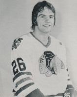 Gary Donaldson with the Chicago Black Hawks in 1973.