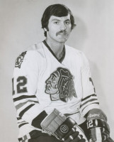 Ivan Boldirev with the Chicago Black Hawks in 1974.