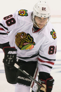 Patrick Kane with the Chicago Blackhawks in 2014.