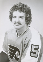 Rick Lapointe with the Philadelphia Flyers in 1977.