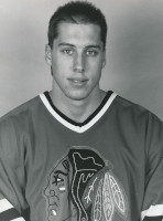 Warren Rychel with The Chicago Blackhawks.